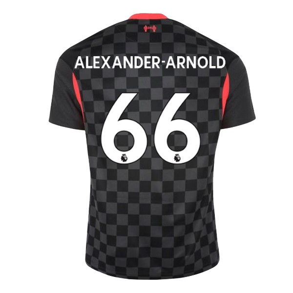 Trikot Liverpool NO.66 Arnold Ausweich 2020-21 Schwarz Fussballtrikots Günstig